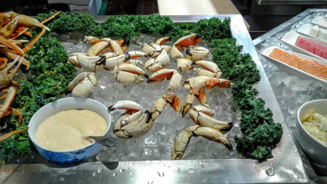 Nabu all you can eat crab claws and sushi Fort Lauderdale