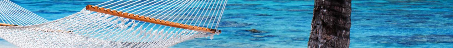 Beachfront hammock